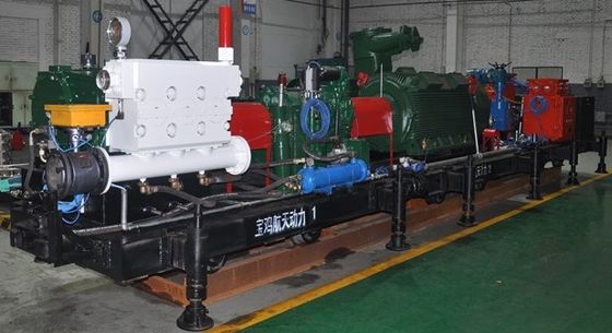 Otomatik Uzaktan Kumanda Kömür Maden Kırma Pompası Akış Hızı 1458m³ / h Basınç 80Mpa
